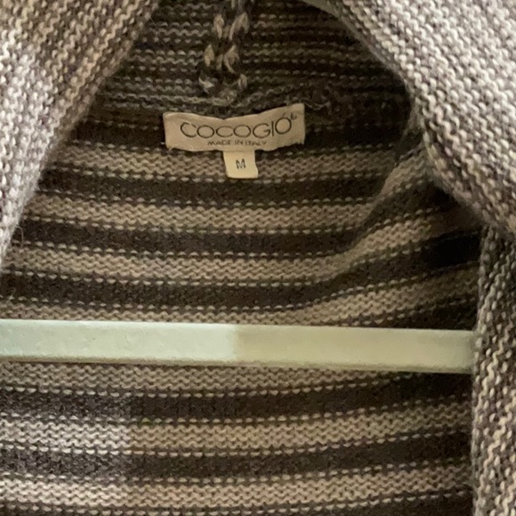 Italian COCOGIO  wool blend cardigan size M - Picture 3 of 7